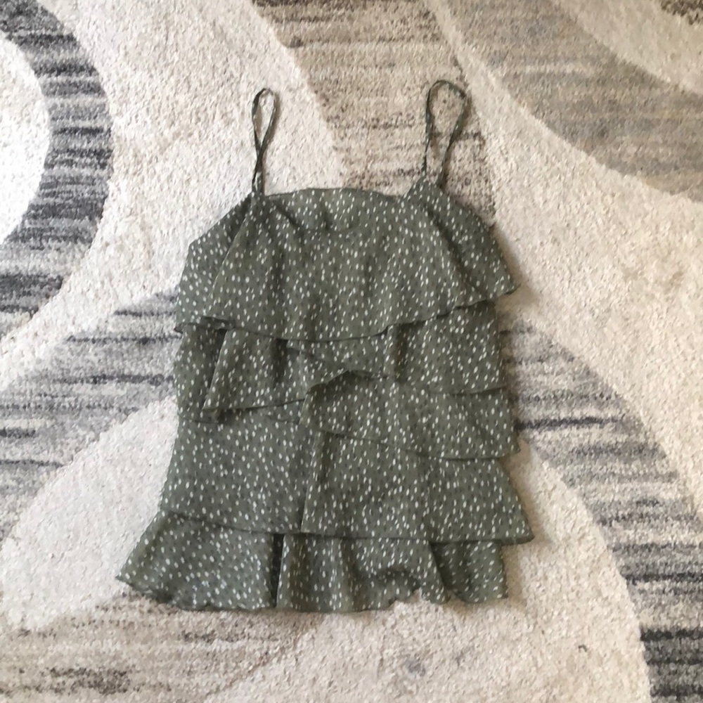 Green tank top
